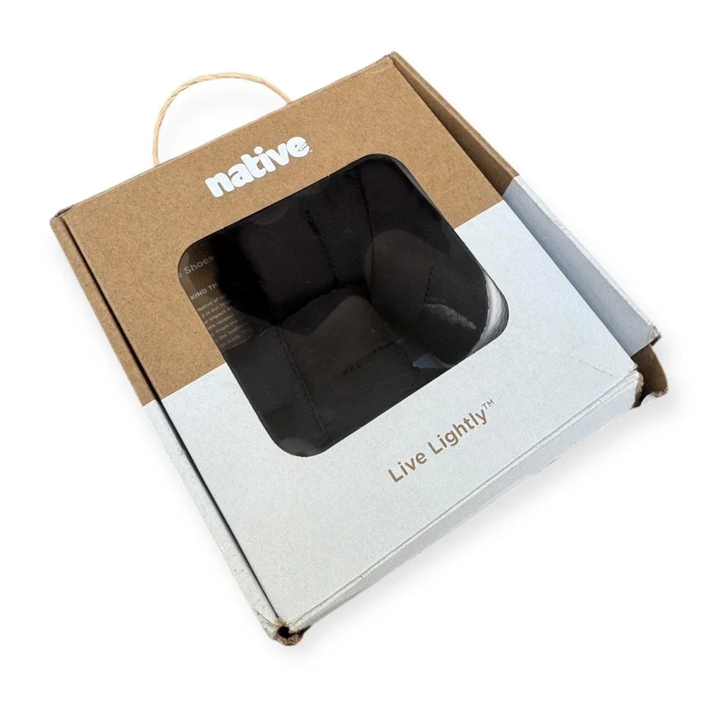 Native Chamonix Baby Boots Black/White Puffer Winter Snow Size B3